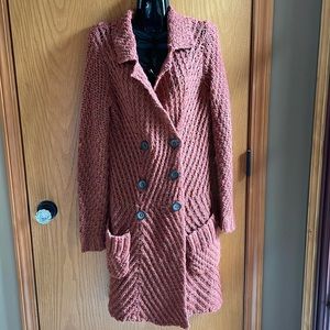 Free People Double Breasted Cardigan